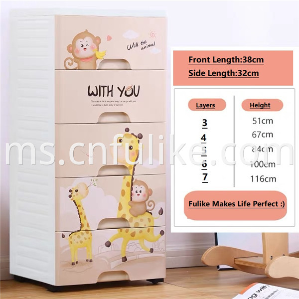 Plastic Home Storage Cabinet